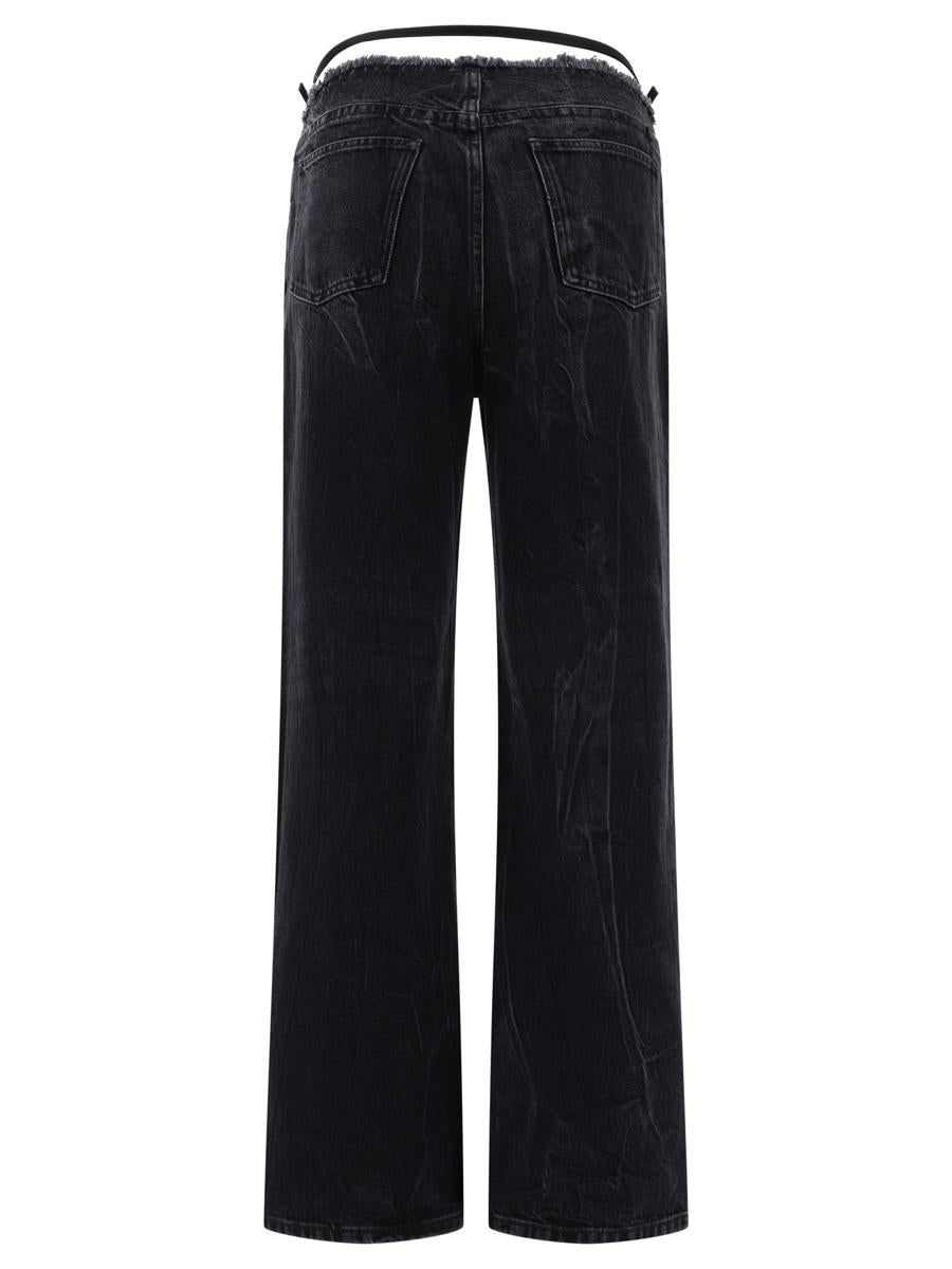 GIVENCHY VOYOU デニムジーンズ Voyou jeans in denim in - black | Givenchy CN