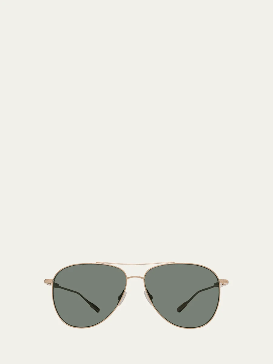 Trask Polarized Titanium Aviator Sunglasses - 1