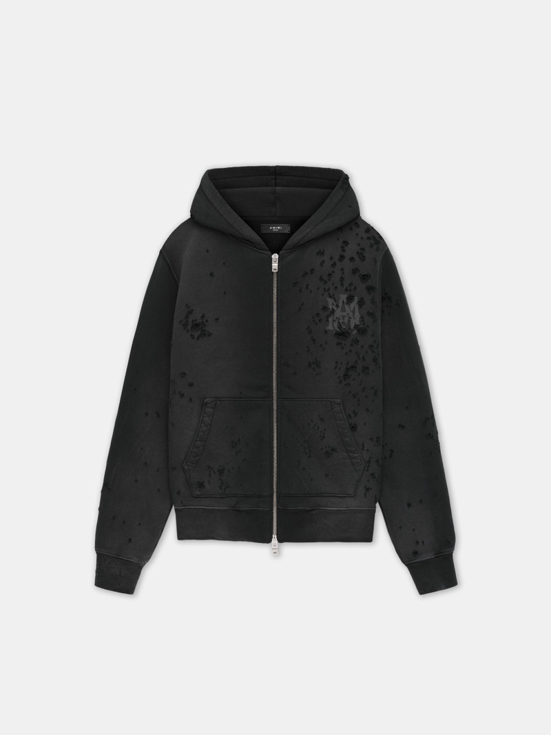 AMIRI MA LOGO SHOTGUN ZIP HOODIE outlook