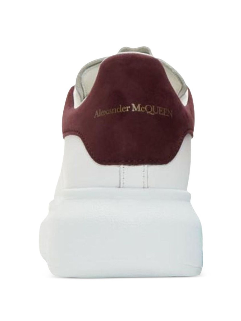 Alexander McQueen Oversized "White/Burgundy" sneakers outlook