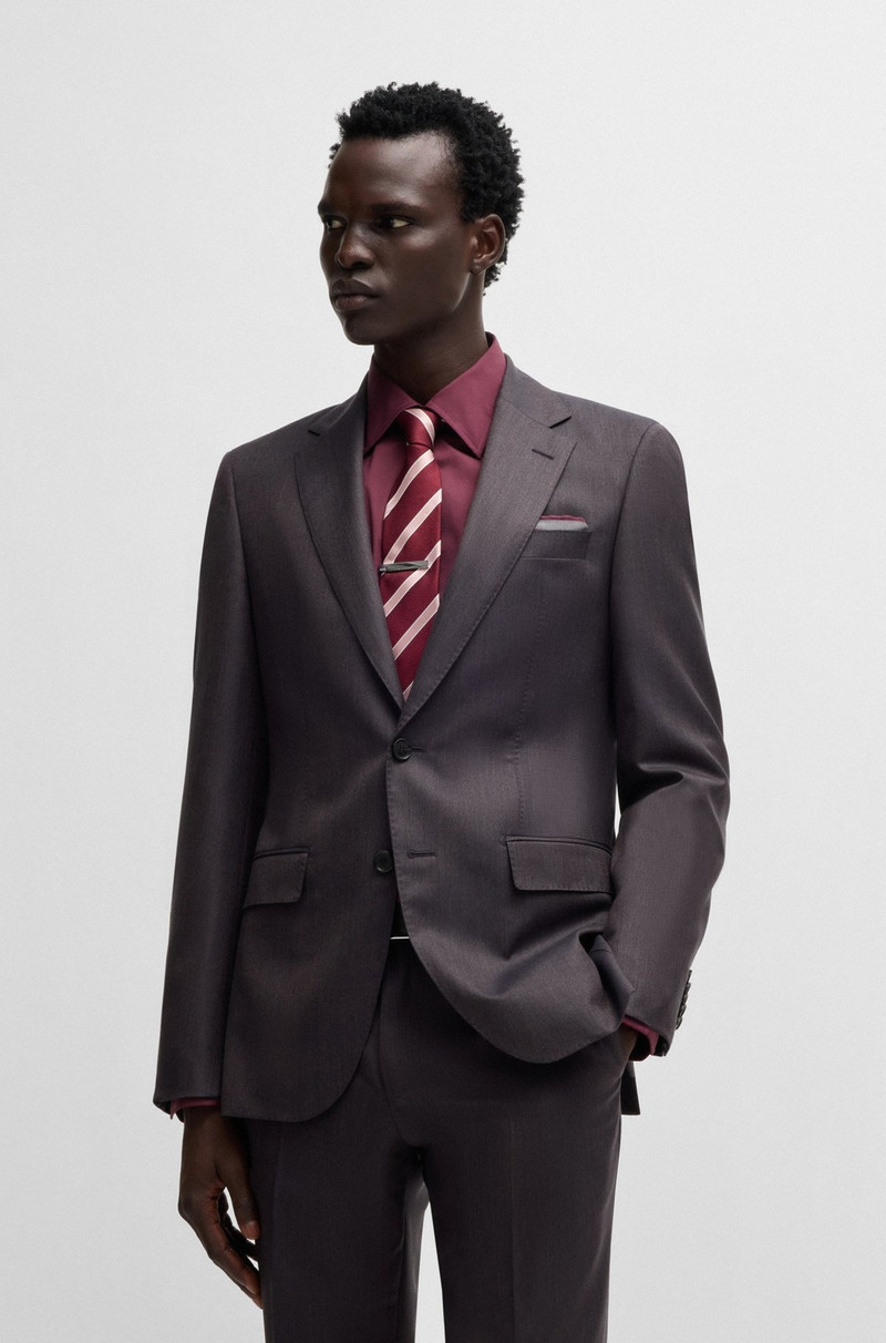 SLIM-FIT SUIT IN WOOL AND SILK 2