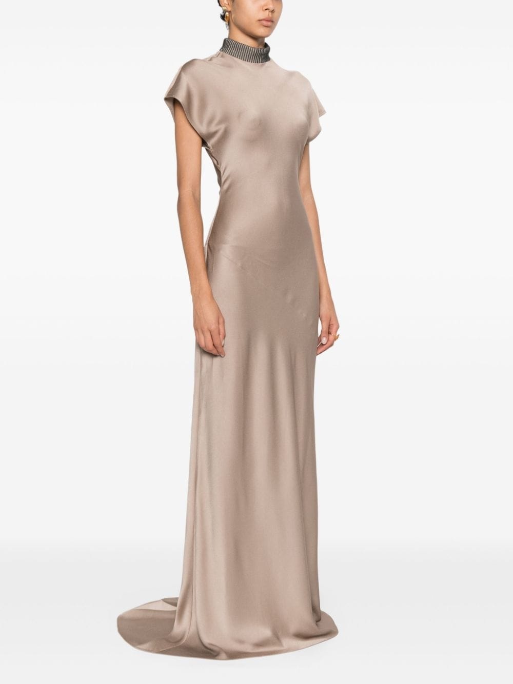 Monili-chain maxi dress - 3