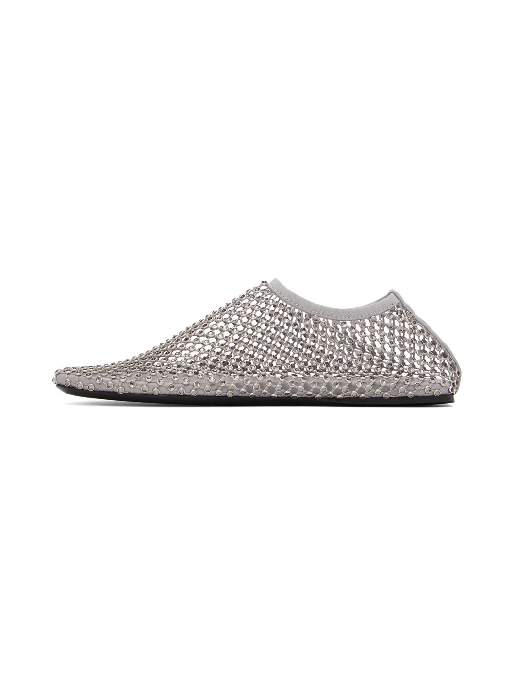 Gray Minette Crystal Slippers - 3