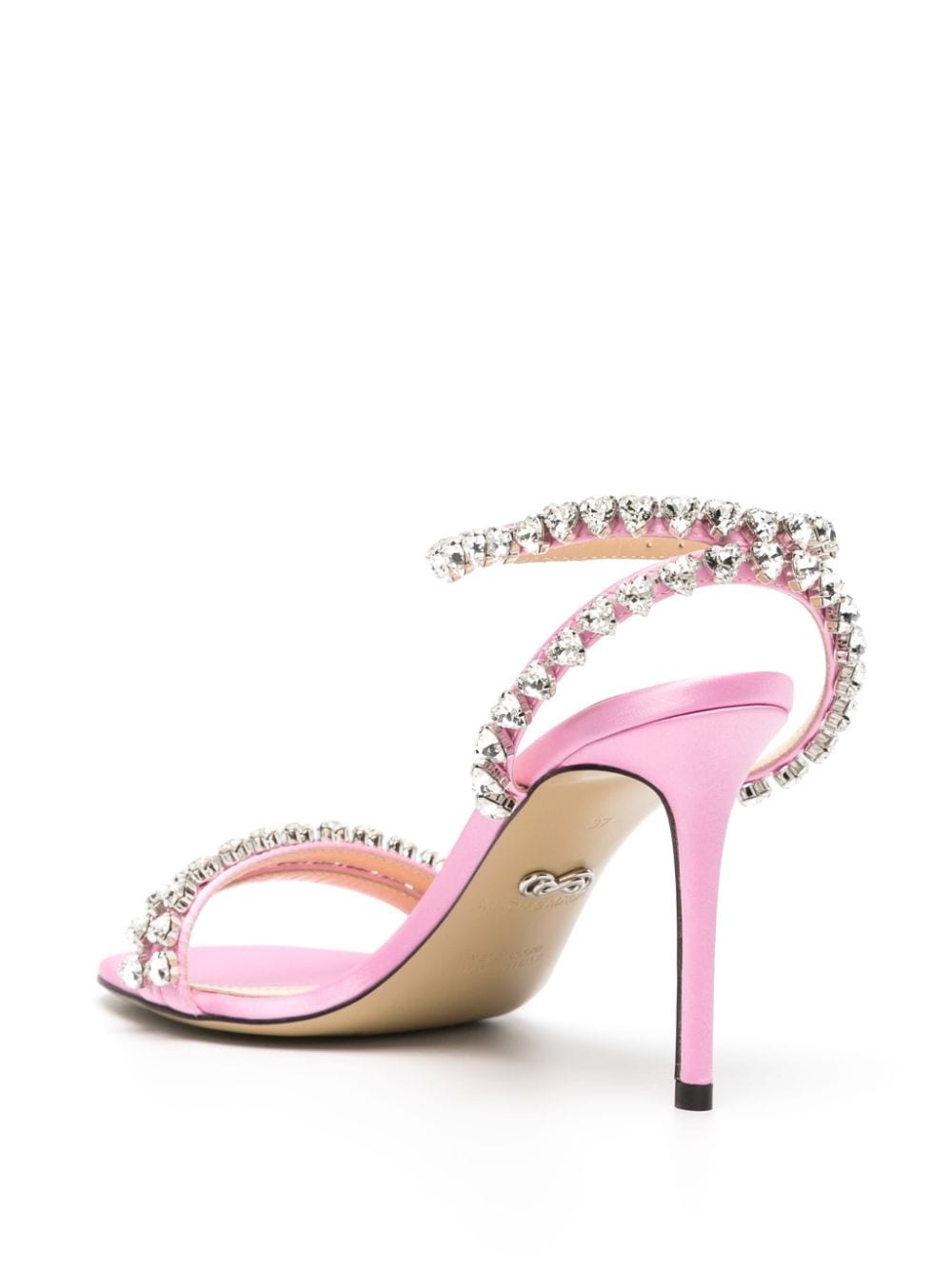 crystal-embellished 100mm sandals - 3