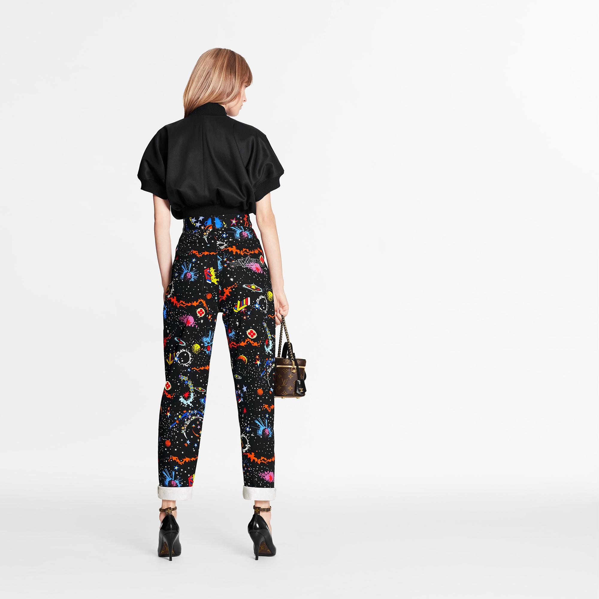 LV Ace Pocket Galaxy Print Carrot Pants  - 4