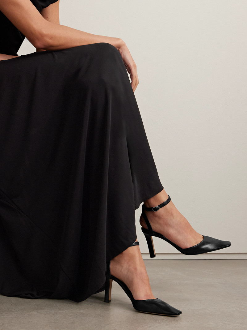 The Row Carla Leather Pumps outlook