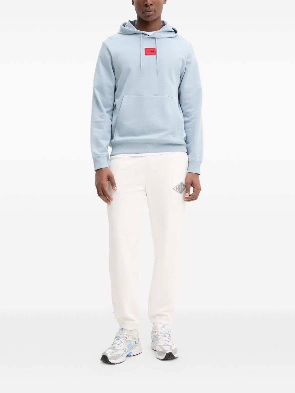 flocked-logo track pants - 2