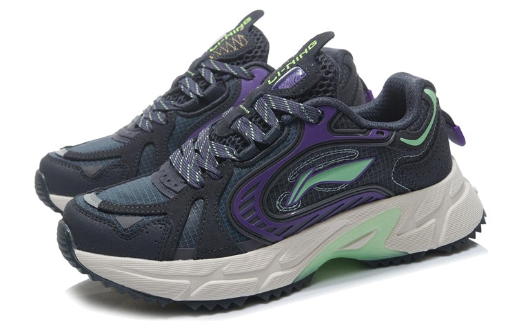 (WMNS) Li-Ning Shiguang 'Dark Grey Purple' ARLR012-3 - 3