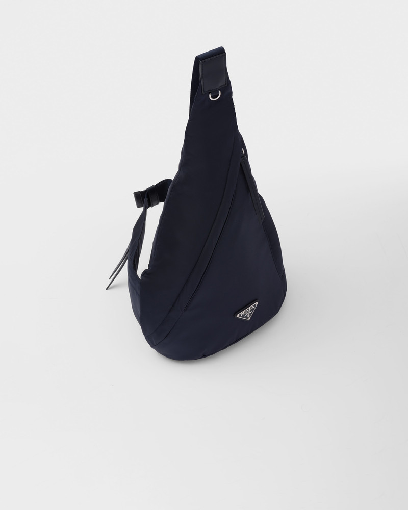 Re-Nylon and leather backpack 3