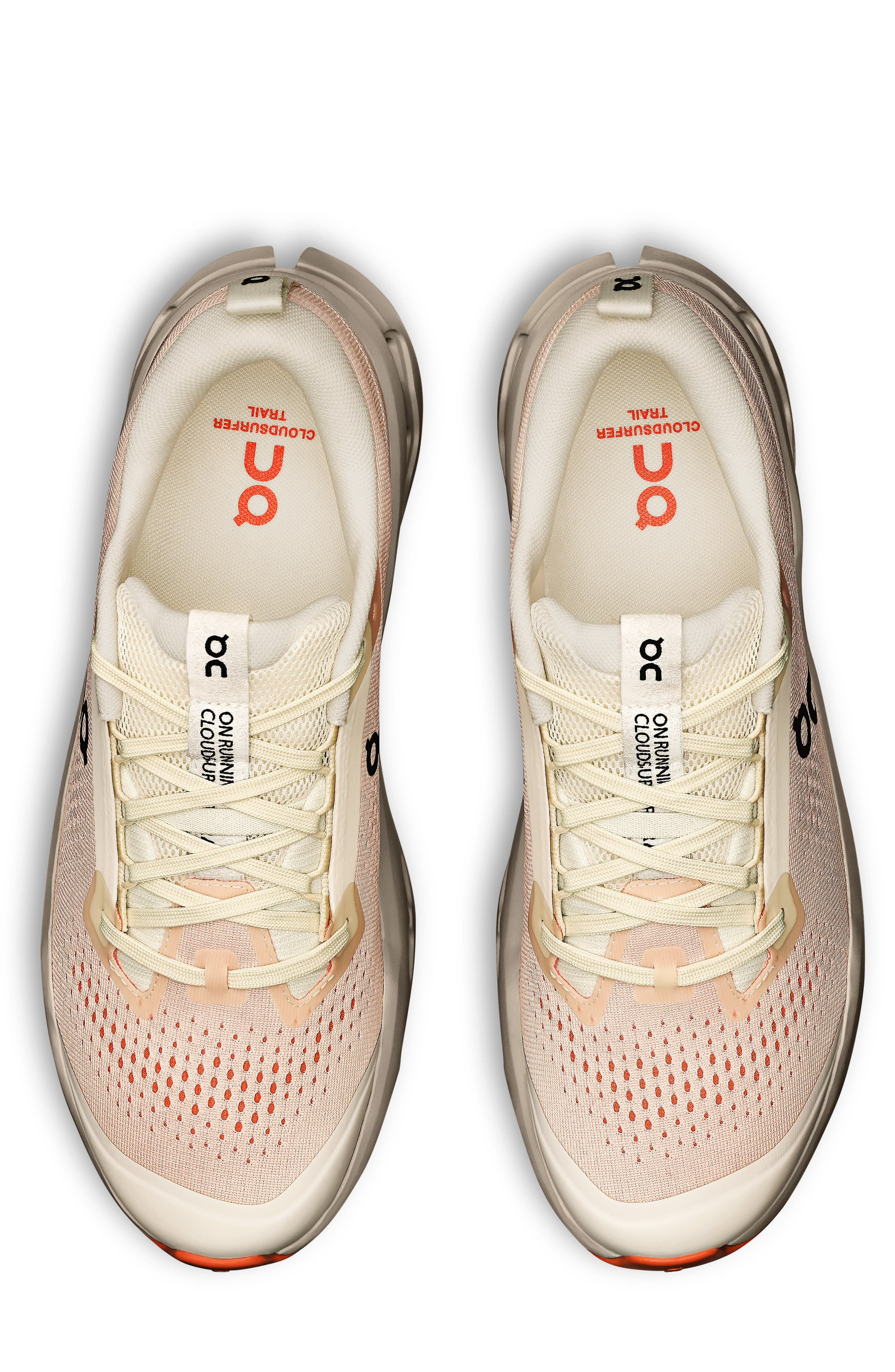 On Cloudsurfer Trail 2 Trail Running Shoe in Ivory/Ghost at Nordstrom - 3