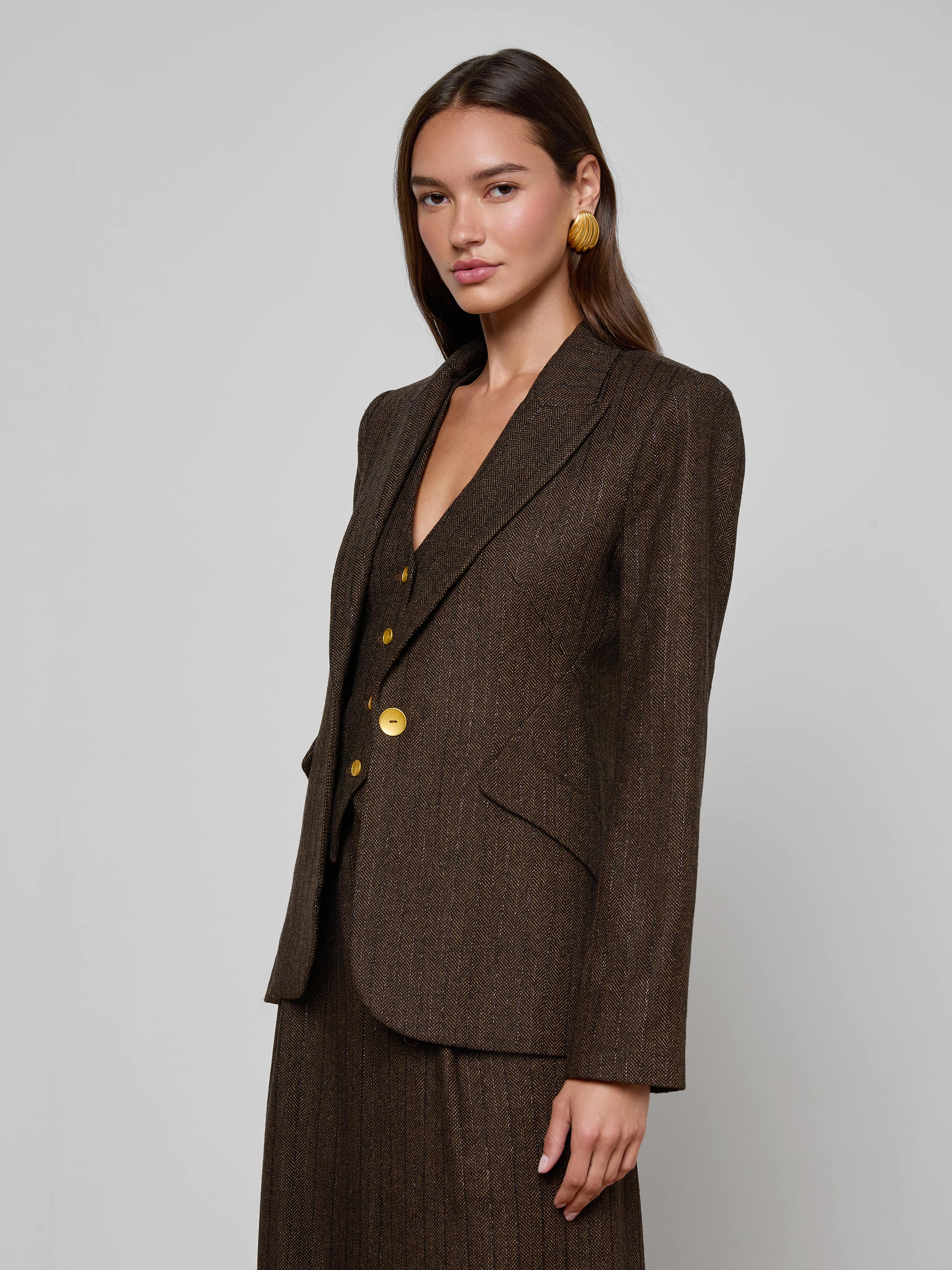 Chamberlain Pinstriped Blazer - 3
