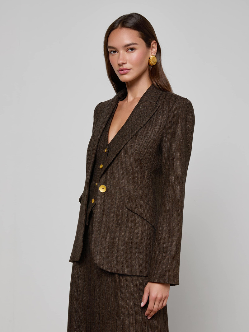 Chamberlain Pinstriped Blazer 3