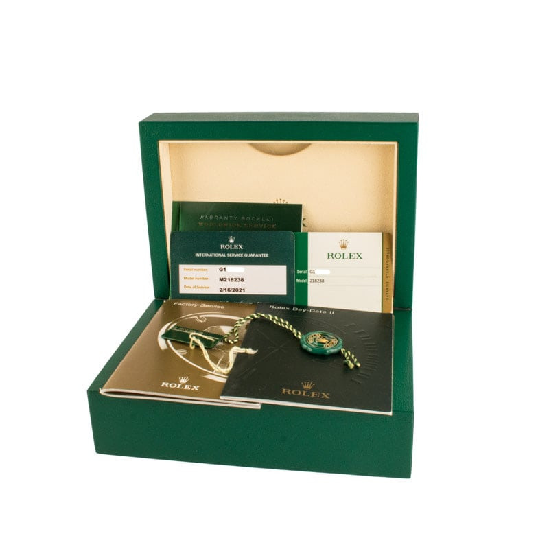 Rolex Day-Date II ref 218238 Yellow Gold - 4