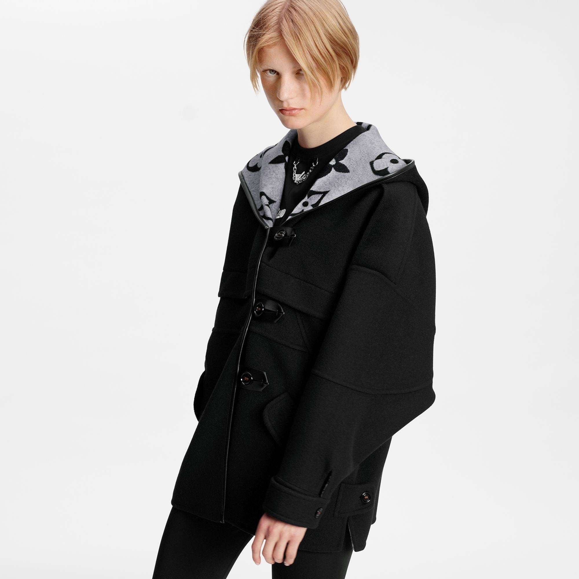 Double Face Pea Coat - 6
