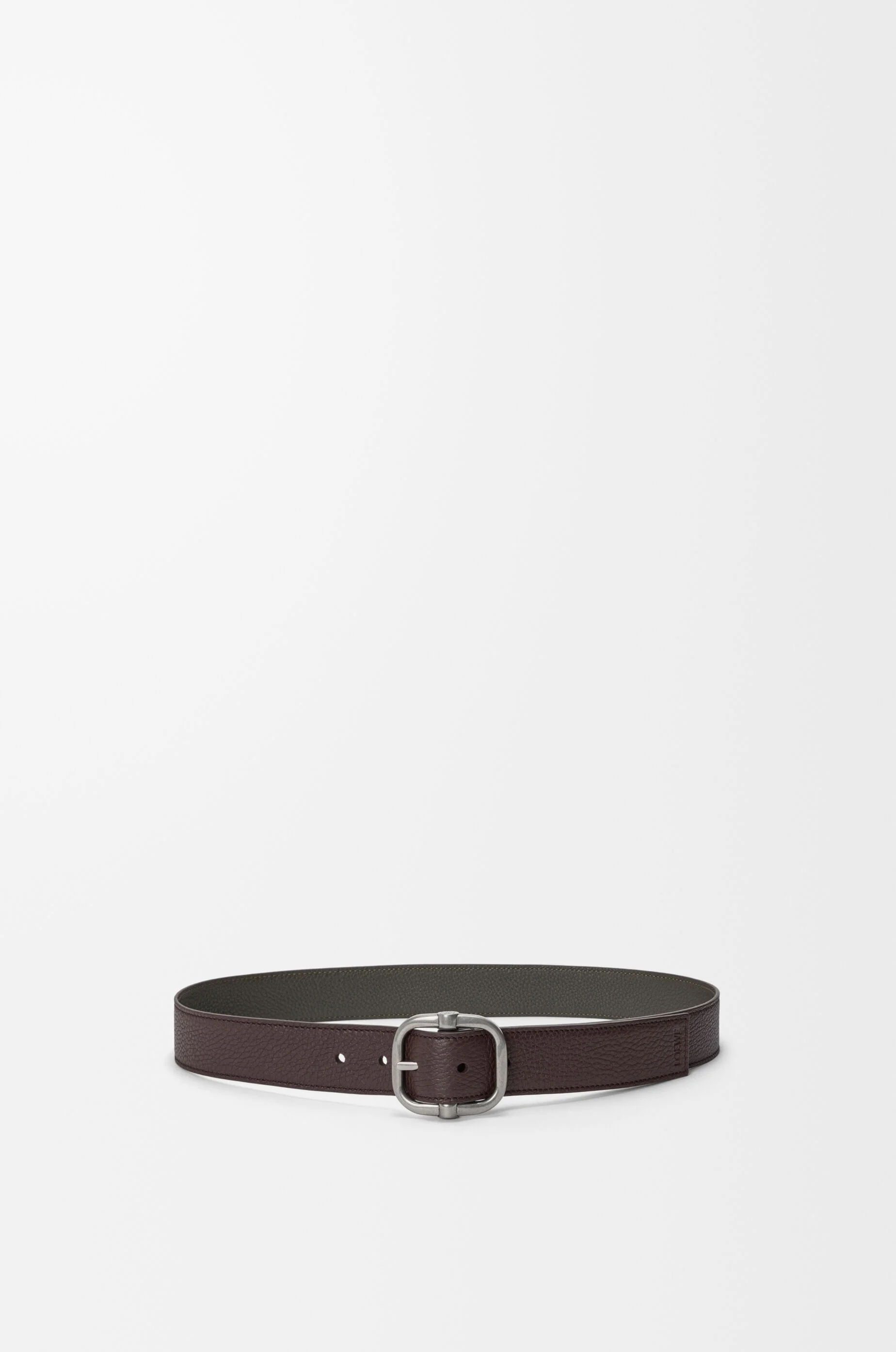 Reversible Loop belt in supple grained calfskin - 1
