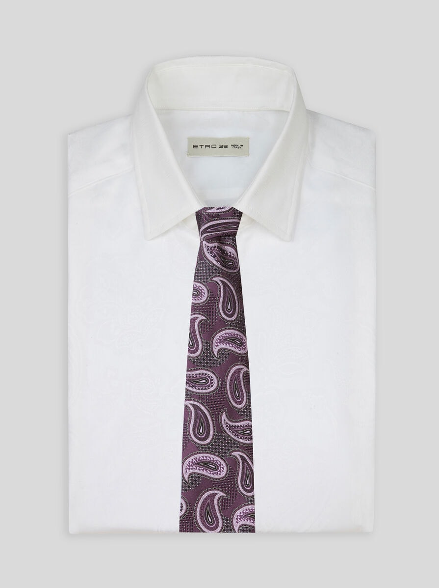 PAISLEY JACQUARD TIE - 2