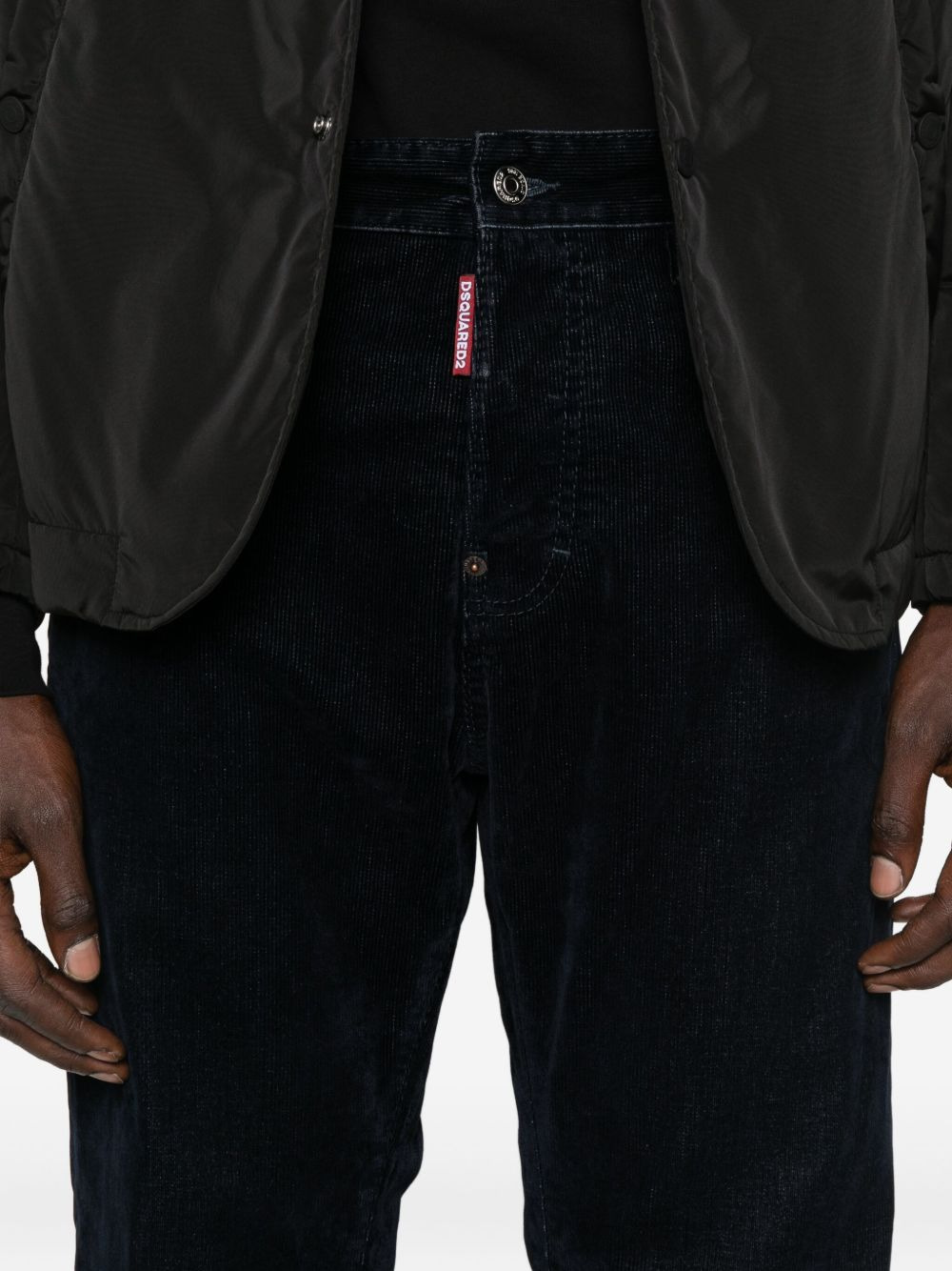 five-pockets cotton jeans - 5