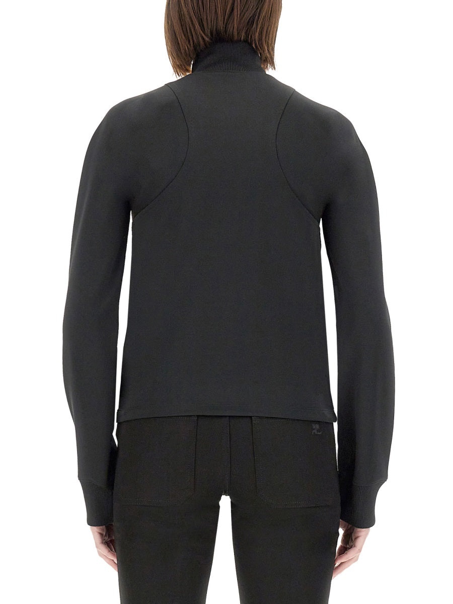 Courreges Women Interlock Scuba Jacket - 3