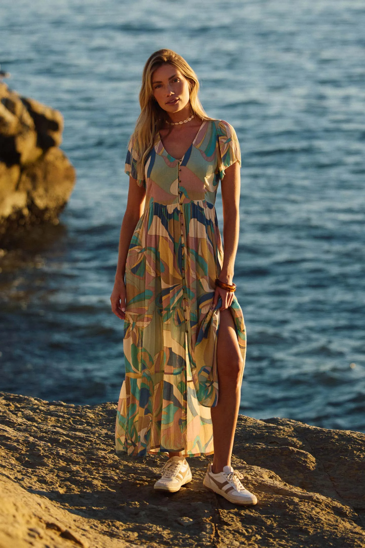 Zygrid Butterfly Midi Dress - 1