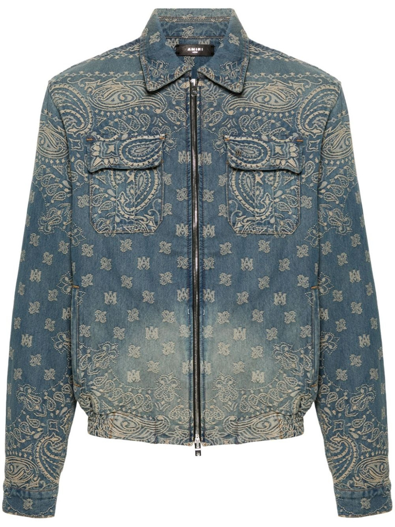 embroidered denim jacket 1