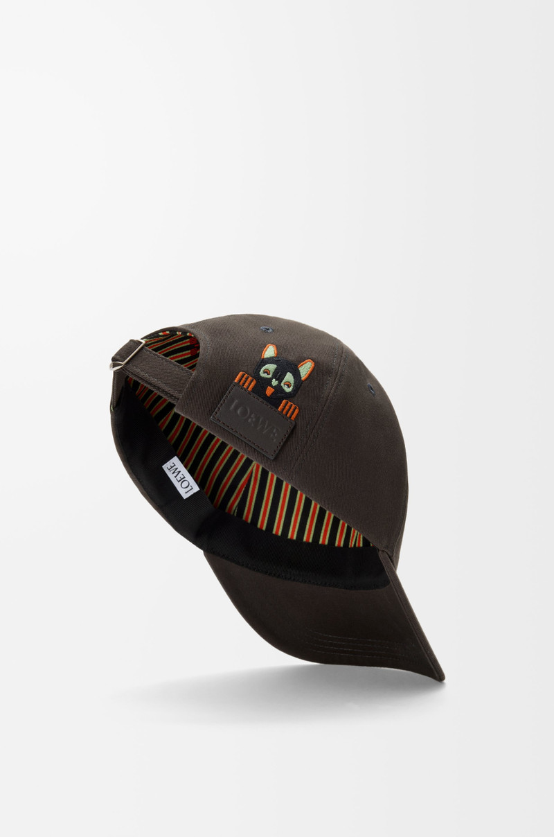 Loewe Futurist Cat cap in cotton outlook