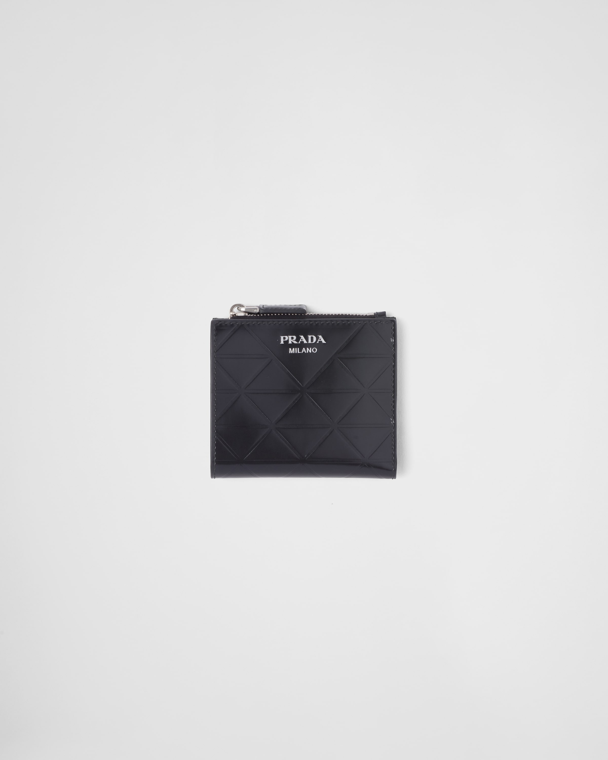 Small brushed leather wallet - 1