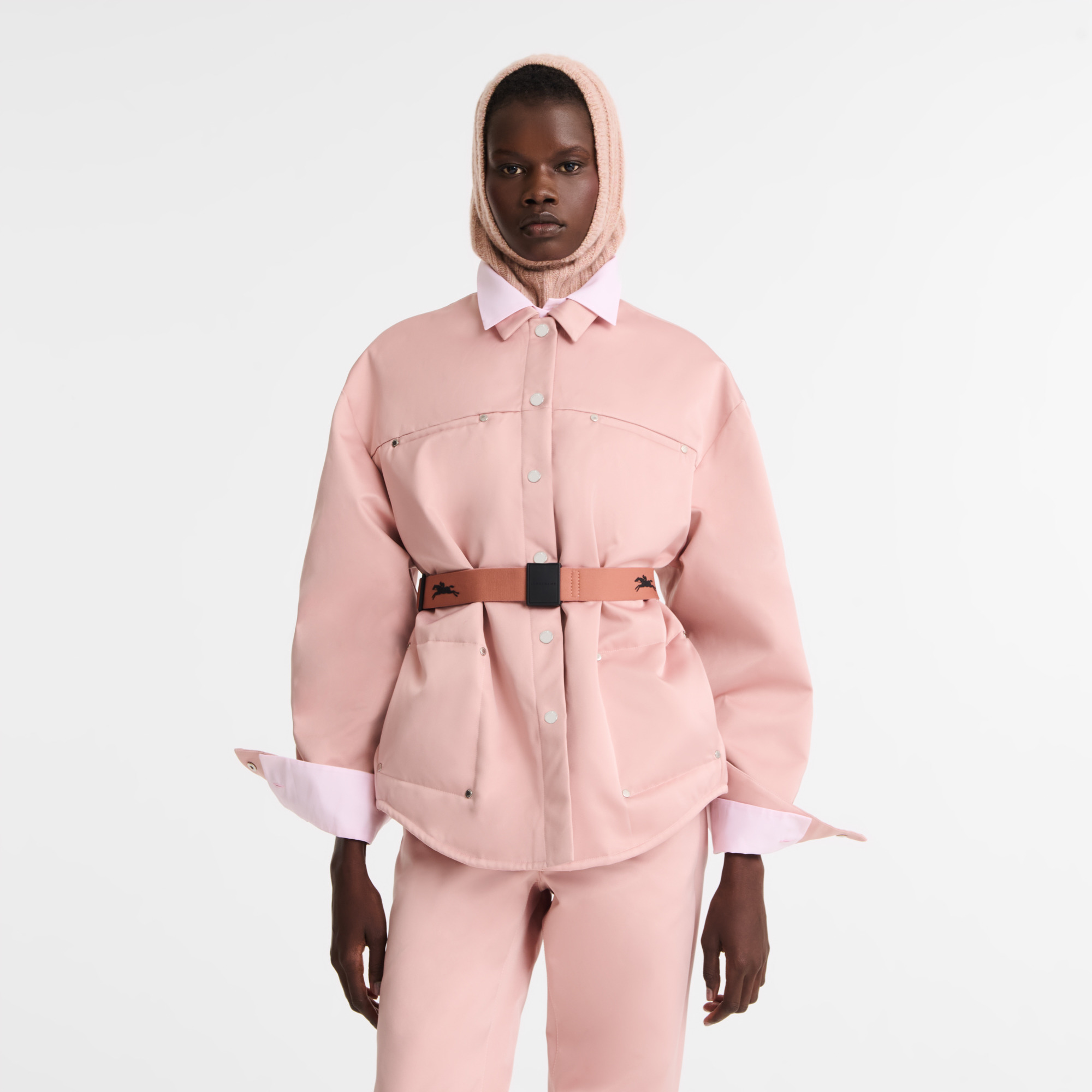 Shirt Pink Tea - Techno satin - 4