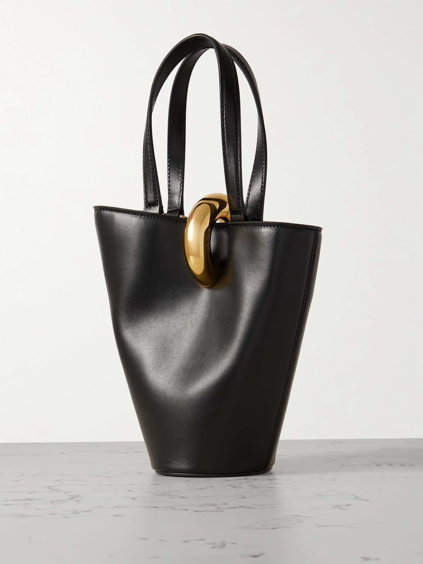 Le Petit Bambola embellished asymmetric leather tote - 3