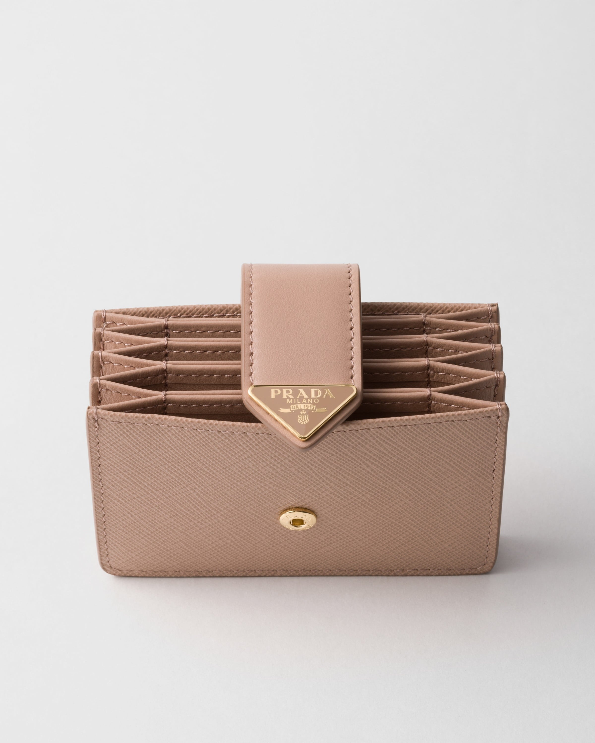 Saffiano and smooth leather card holder - 2