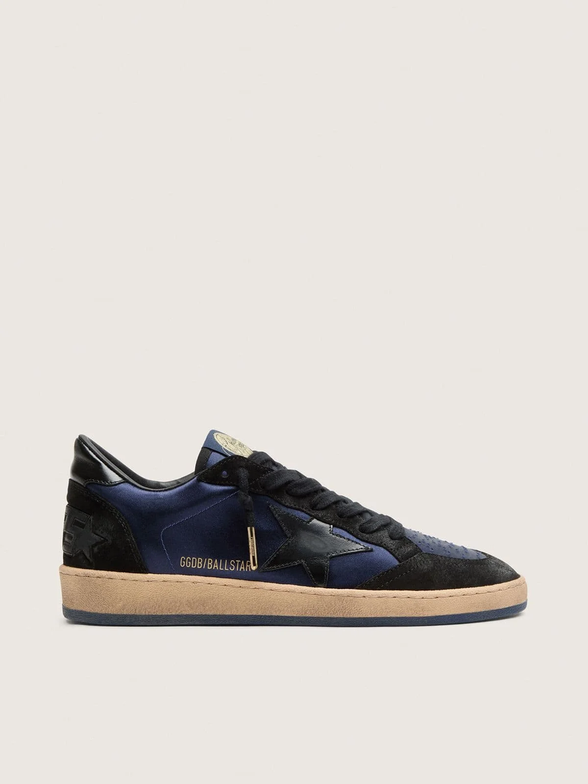 Men’s Ball Star LTD in dark blue and black suede with black star - 1