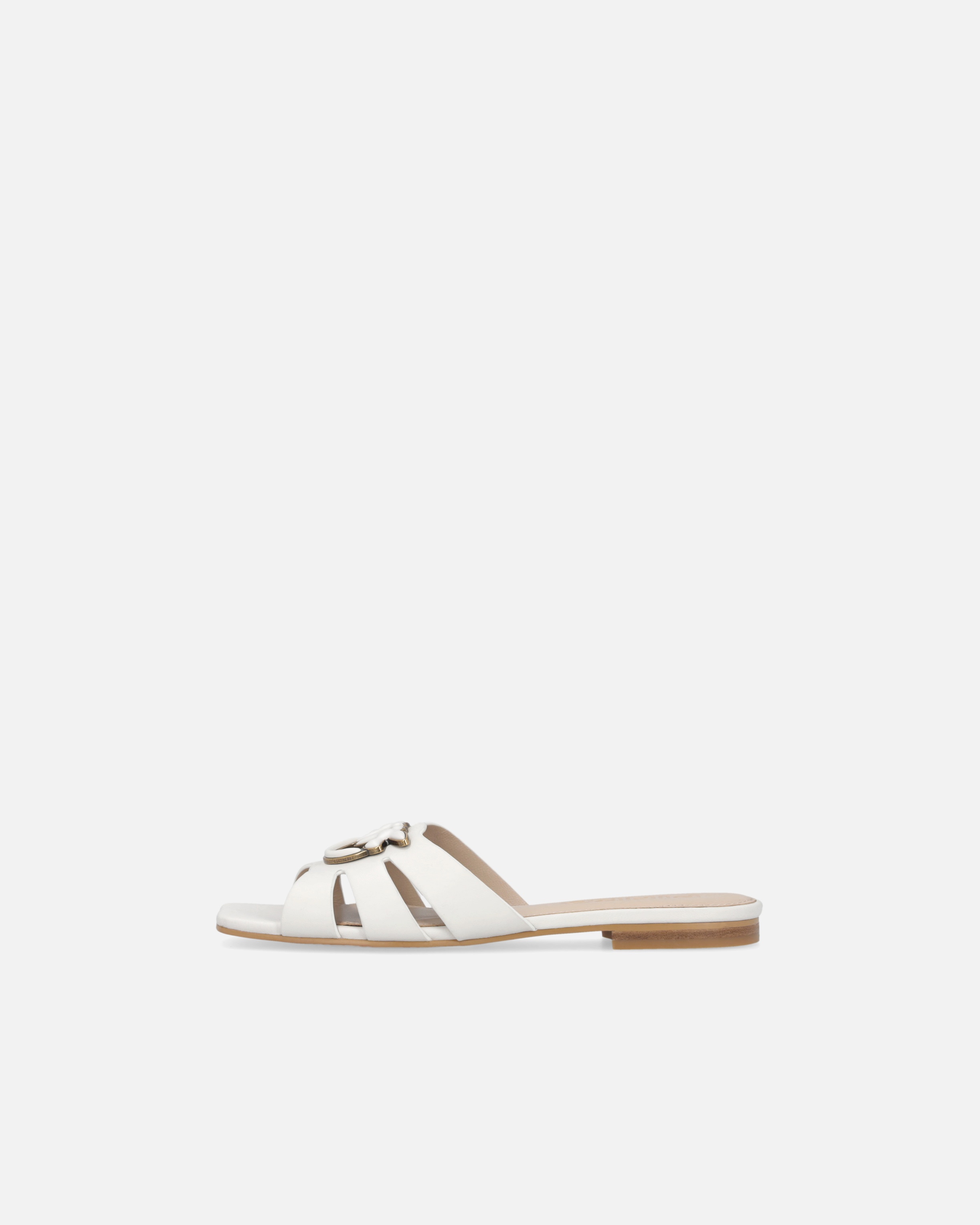 NAPPA LEATHER SLIP-ONS WITH BIRD LOGO - 5