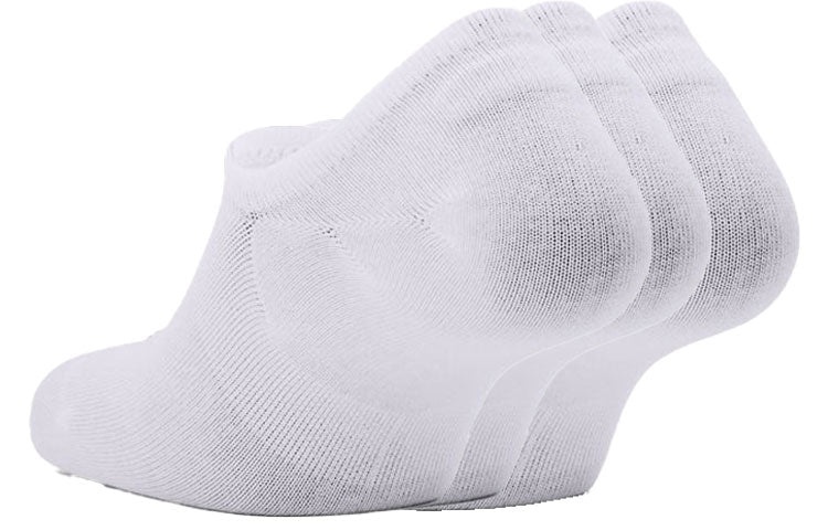 Under Armour Core Ultra Lo 3-Pack Socks 'White' 1358342-100 - 2