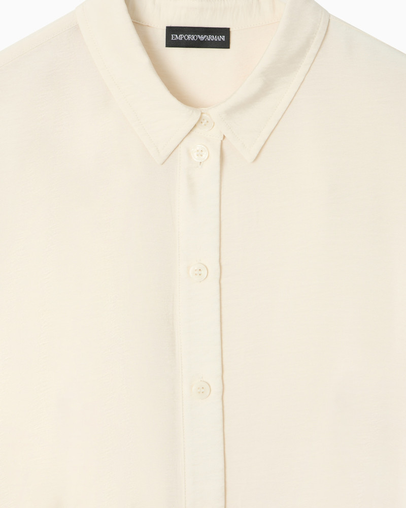 EMPORIO ARMANI FLUID TECHNO RAYON DRESS outlook