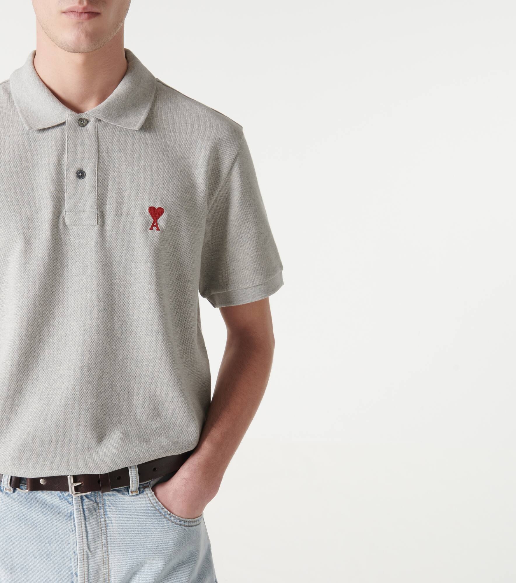 Ami De Cœur cotton piqué polo shirt - 5