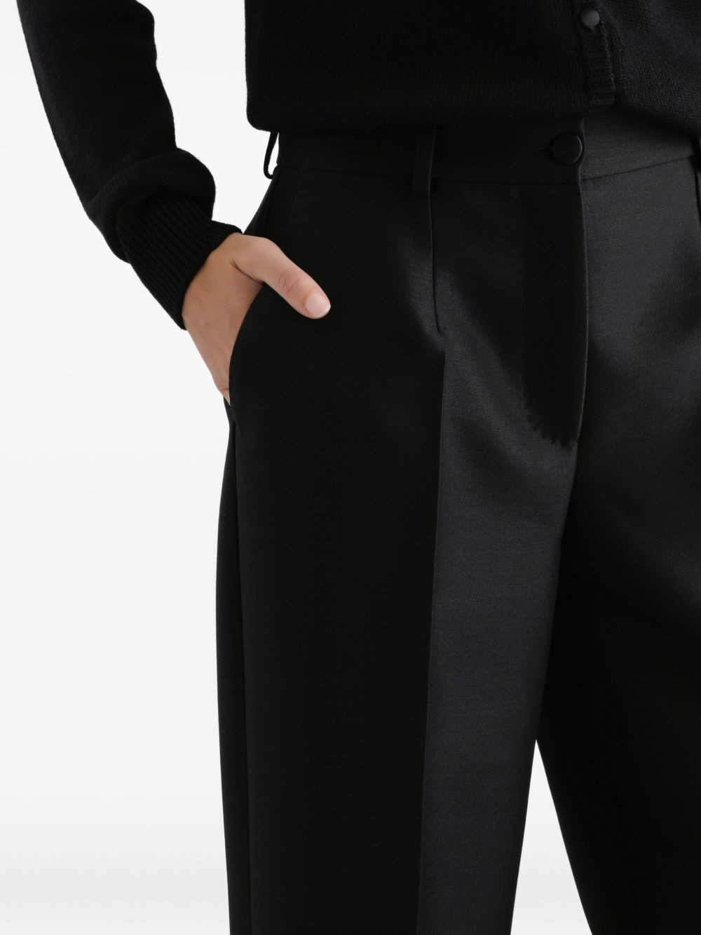 pleated-detail trousers - 5