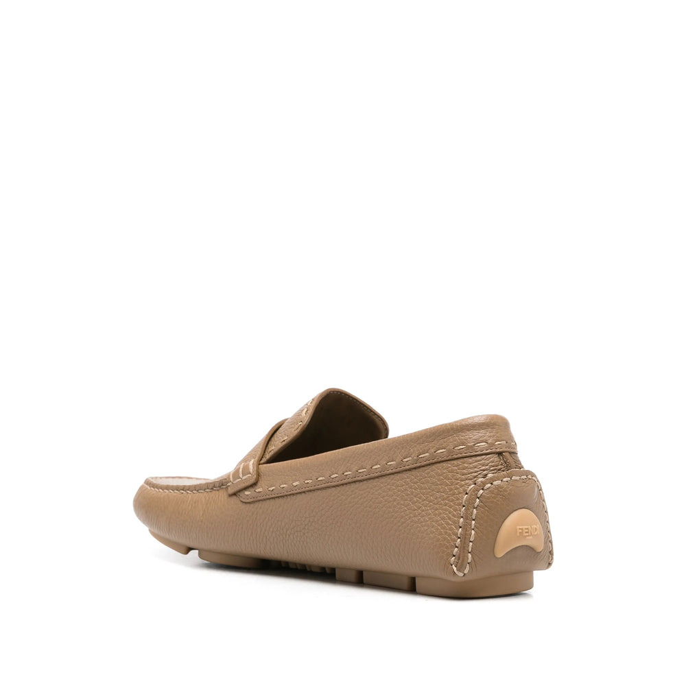 Fendi Brown Loafers Men - 4