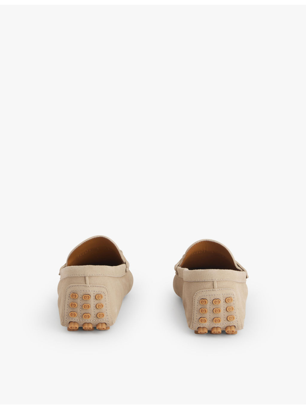 Byorn Driver monogram-pattern leather loafers - 4