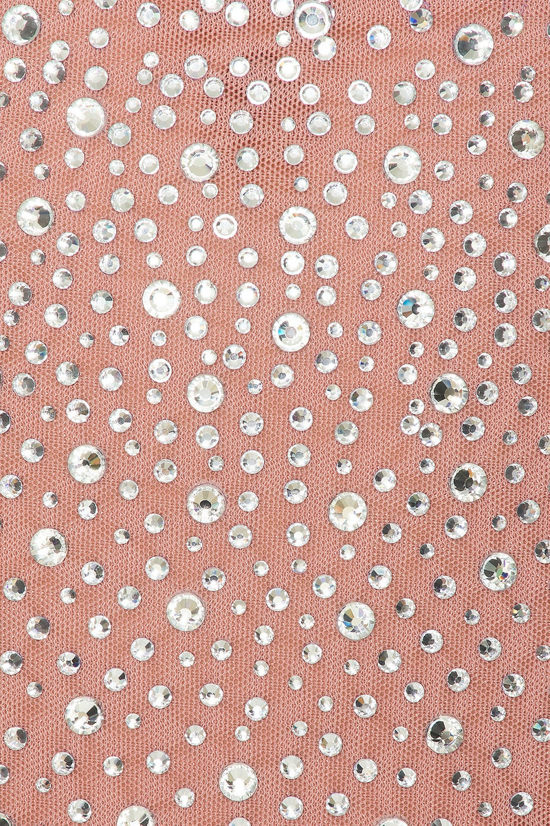 ALEX PERRY Crystal Mesh Column Dress outlook