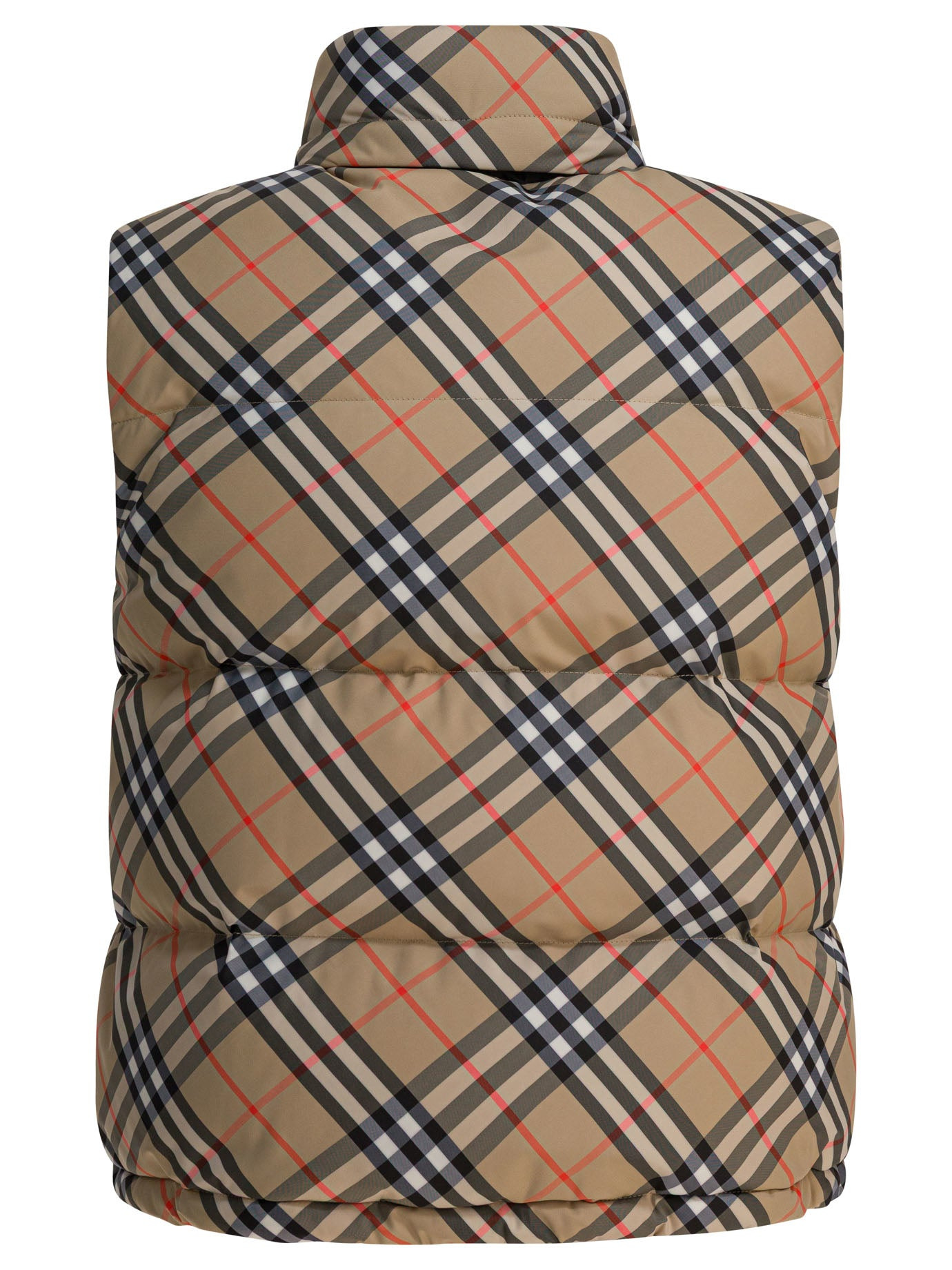 Burberry "check" Sleeveless Down Jacket - 2