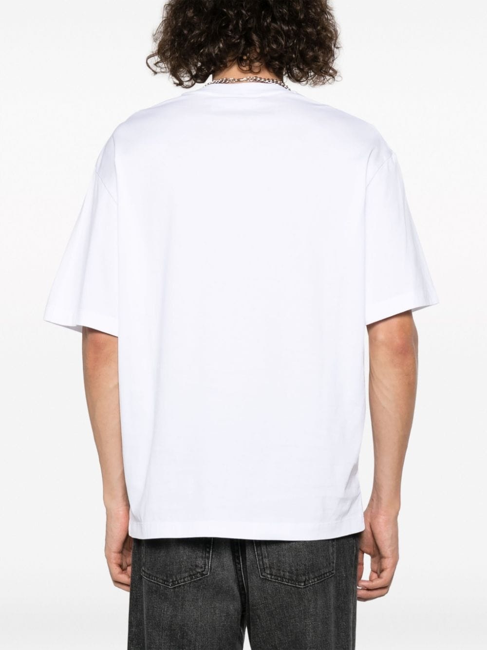 Thunderbolt-patch cotton T-shirt - 6