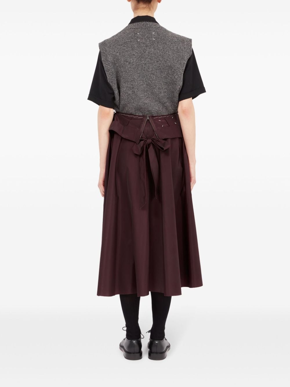 A-line midi skirt - 4