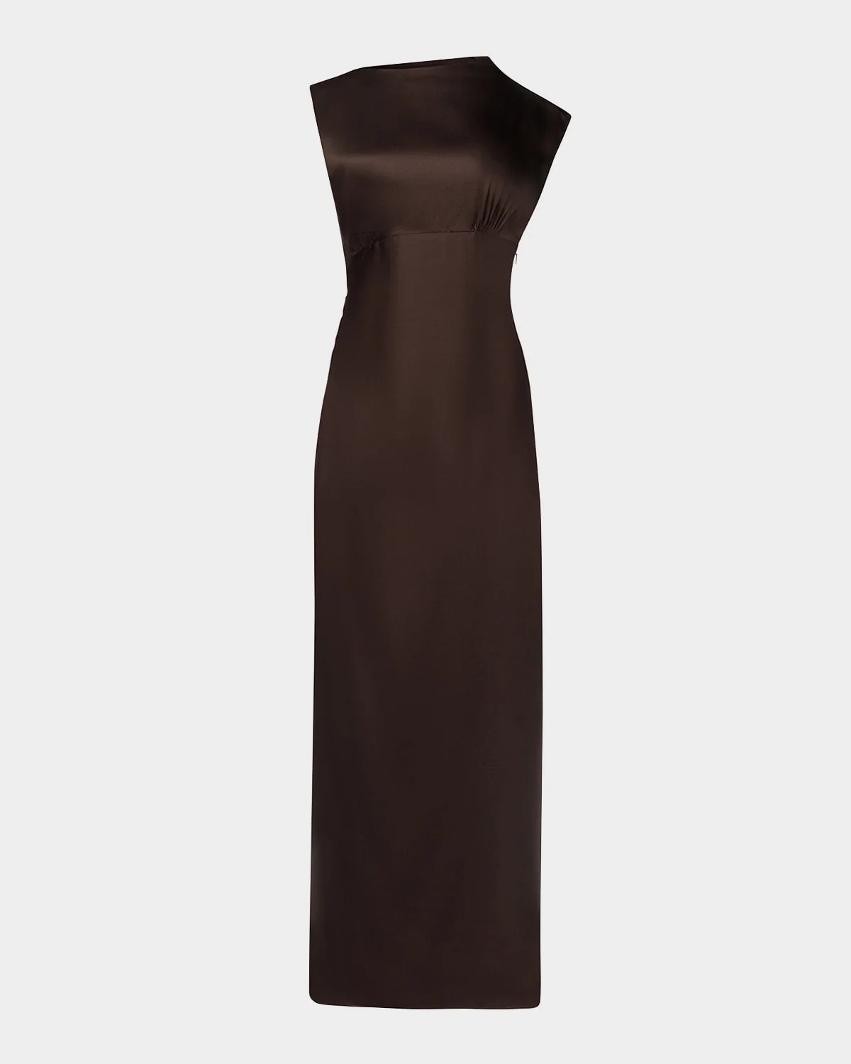 On the Side Silk Maxi Dress - 1