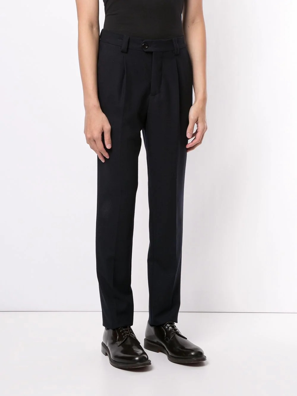 slim-fit tailored trousers - 3