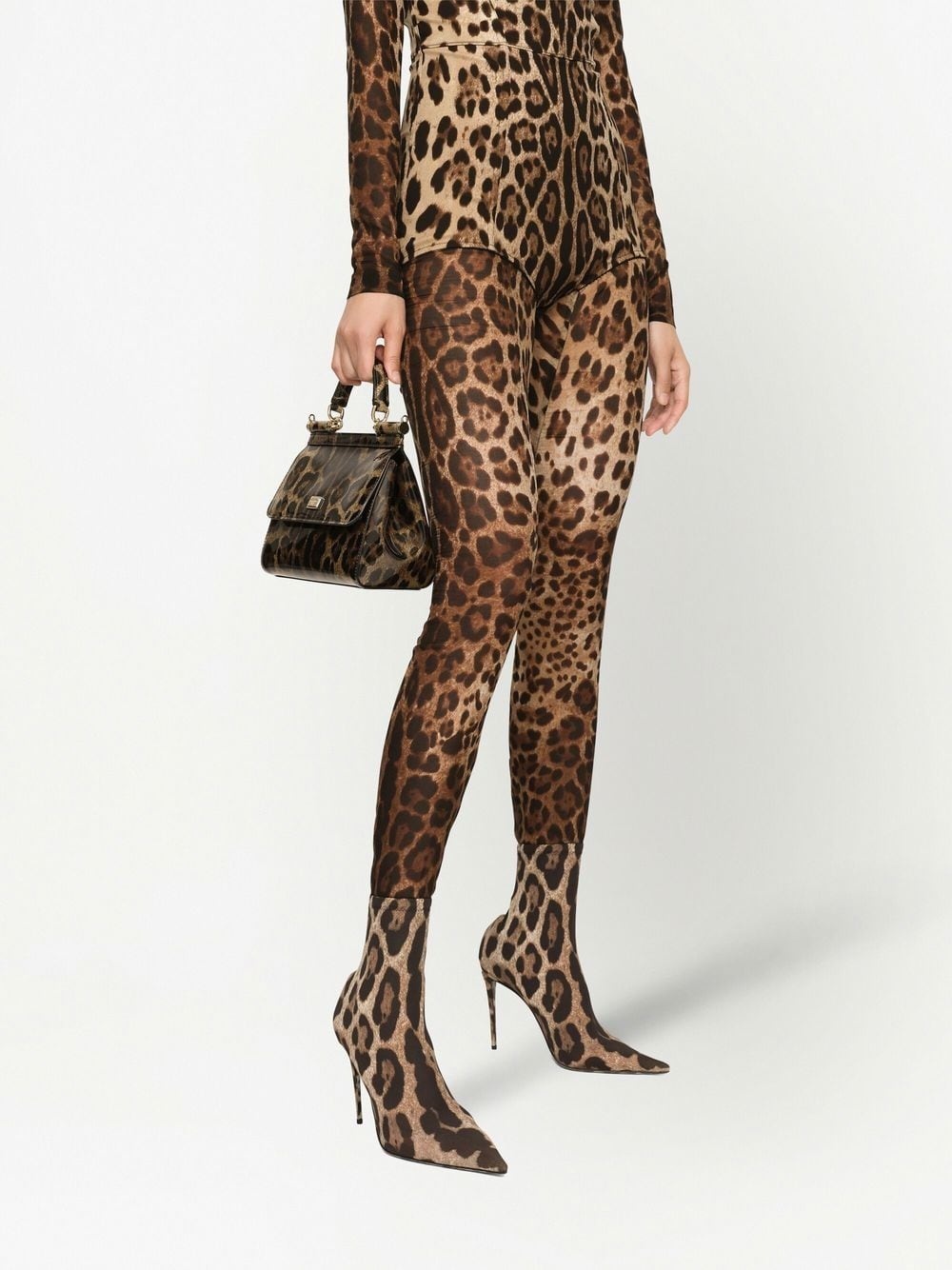 KIM DOLCE&GABBANA leopard-print Sicily bag - 2