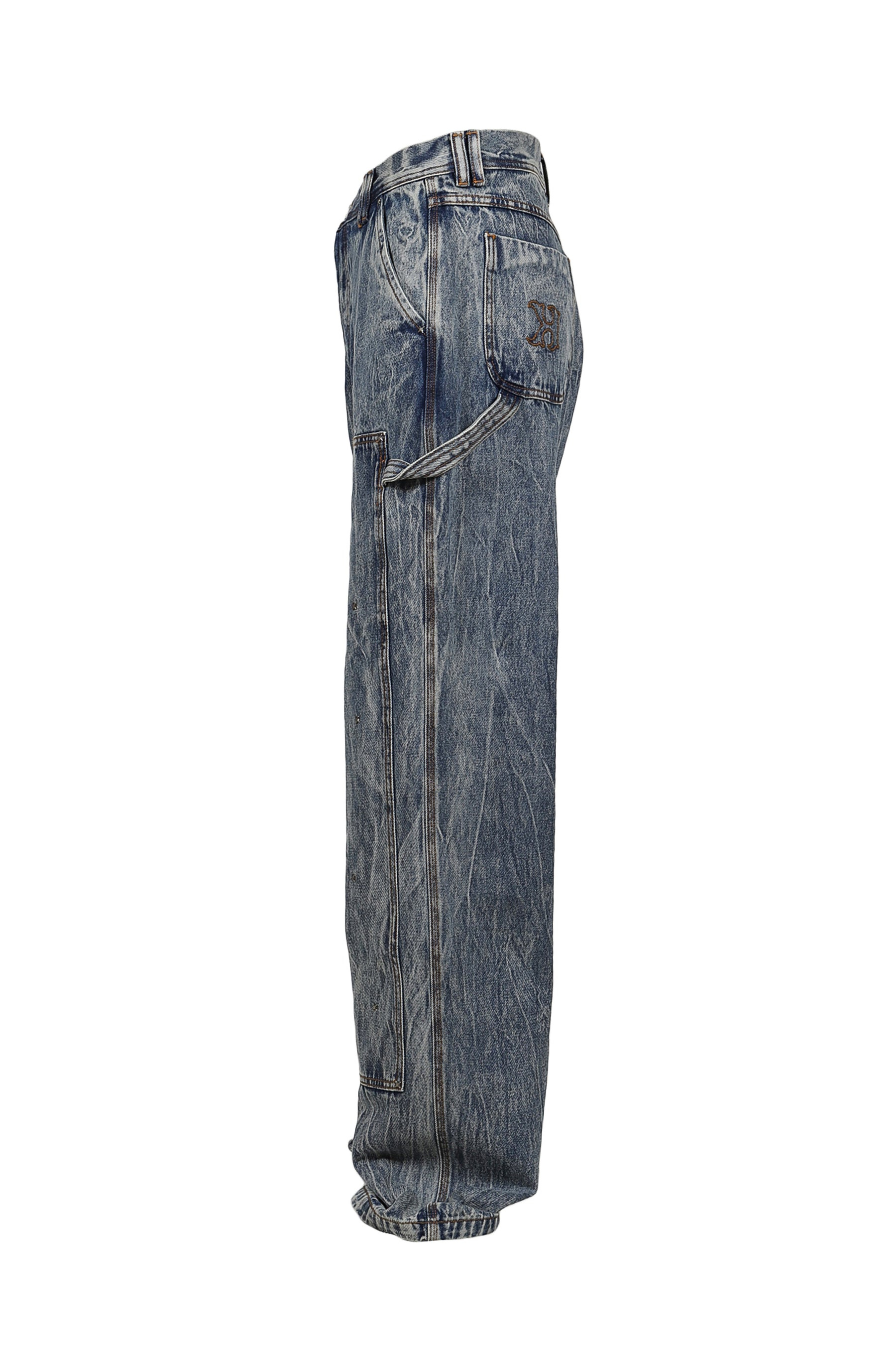 WORKWEAR MULTI RIVET DENIM / LT. BLU - 7