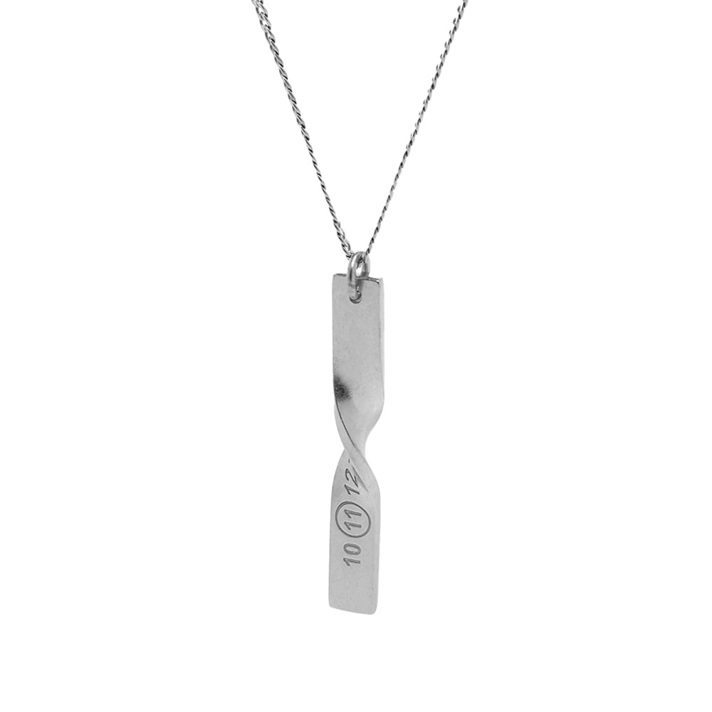 Maison Margiela Twisted Number Logo Bar Necklace - 2