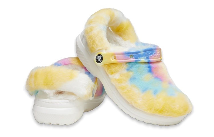 (WMNS) Crocs Shoe Classic Shoe Multi-Color White 207303-94S - 5