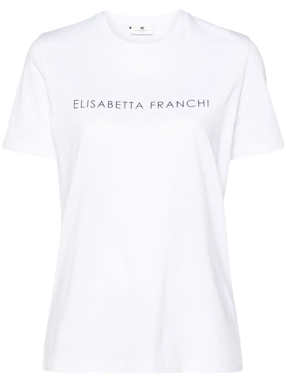 rhinestone embellished cotton T-shirt - 1