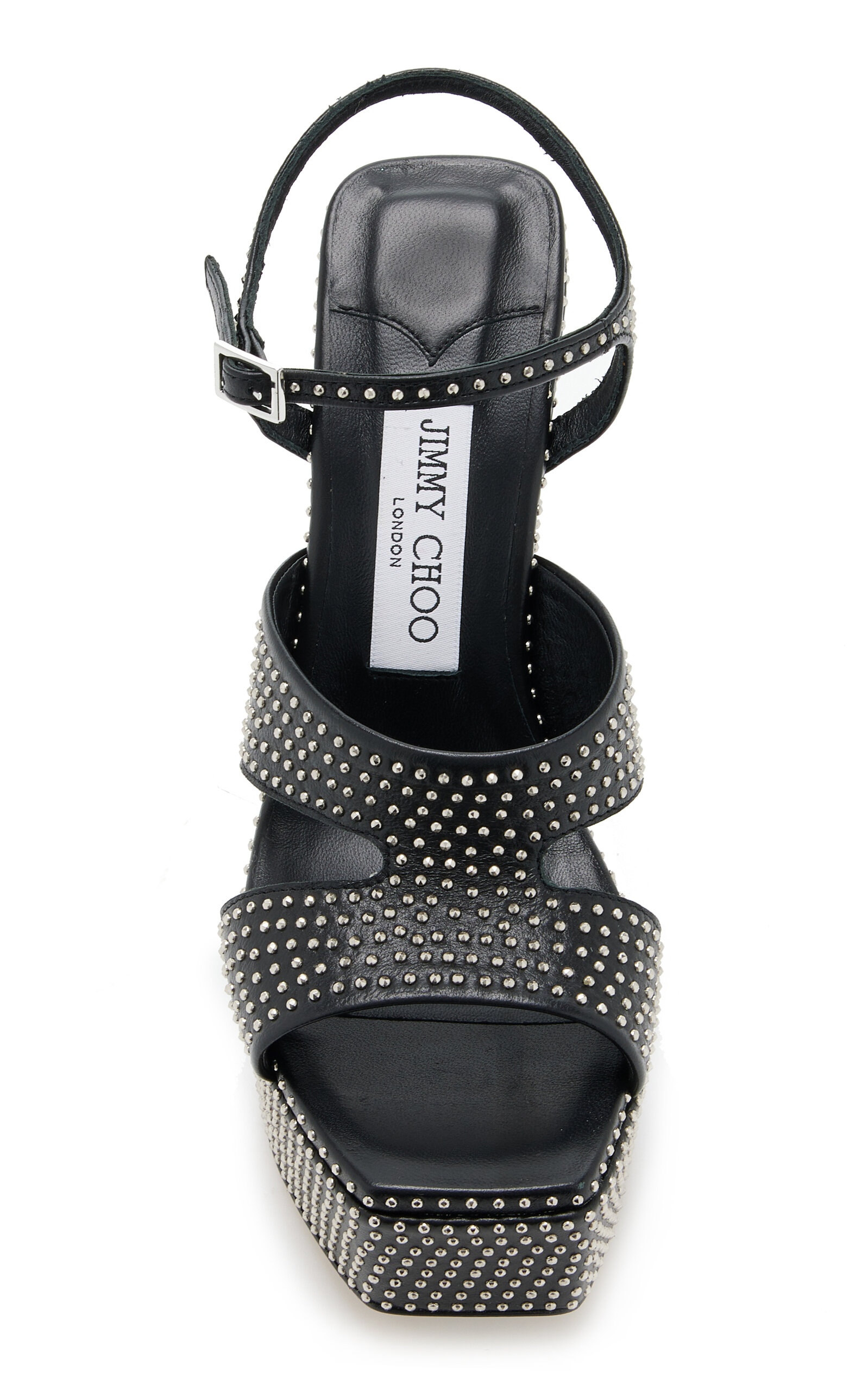 Ellison Studded Leather Platform Sandals black - 3