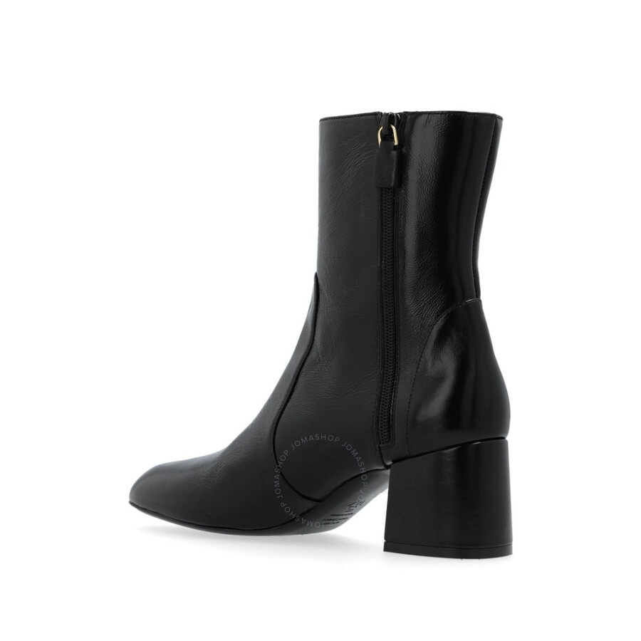 Stuart Weitzman Flareblock Leather Boots - 4